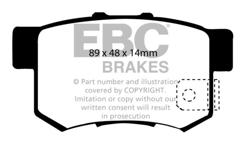 EBC Bluestuff Brake Pad Sets DP51193NDX Image 1