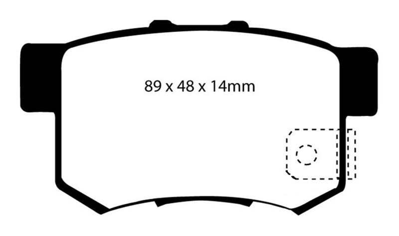EBC Redstuff Brake Pad Sets DP31193C Image 1
