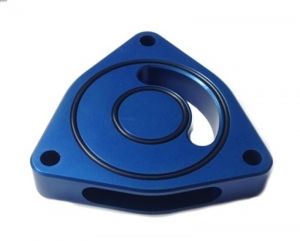 Torque Solution BOV Sound Plate - Blue TS-GEN-002BU-6