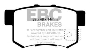 EBC Bluestuff Brake Pad Sets DP51193NDX