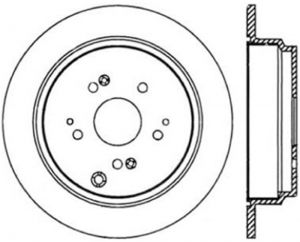 Stoptech Slotted Sport Brake Rotor 126.40059CSL