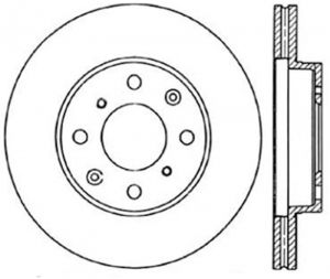Stoptech Slotted Sport Brake Rotor 126.40023CSL